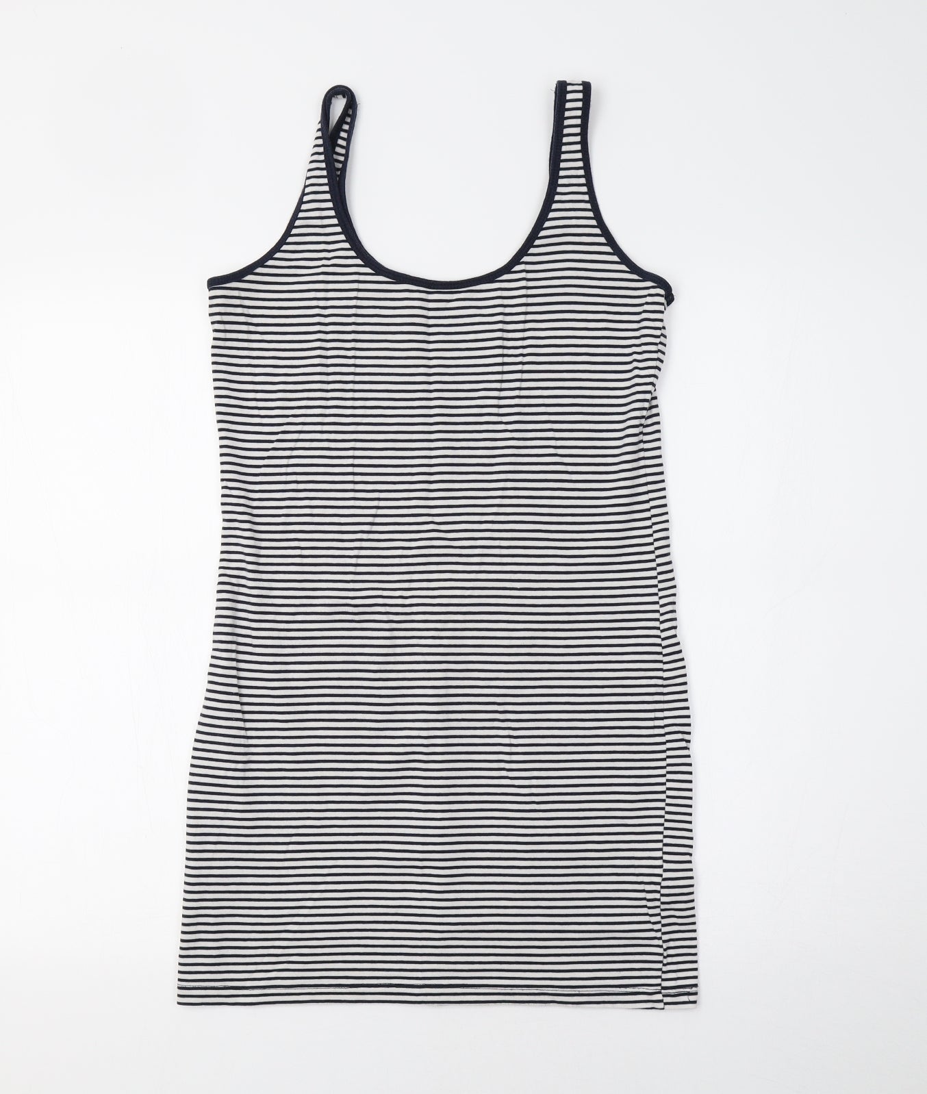 Primark Womens Blue Striped  Basic Tank Size 12
