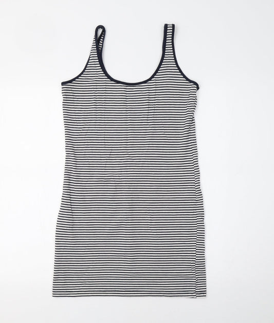 Primark Womens Blue Striped  Basic Tank Size 12