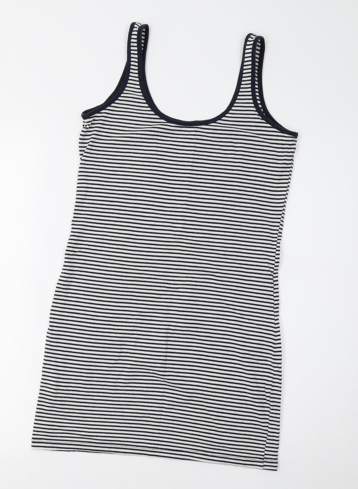 Primark Womens Blue Striped  Basic Tank Size 12
