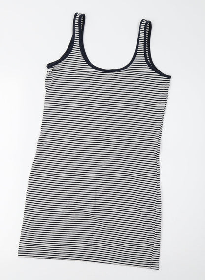 Primark Womens Blue Striped  Basic Tank Size 12