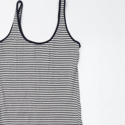Primark Womens Blue Striped  Basic Tank Size 12