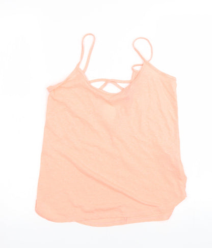 New Look Womens Orange   Basic Tank Size 8