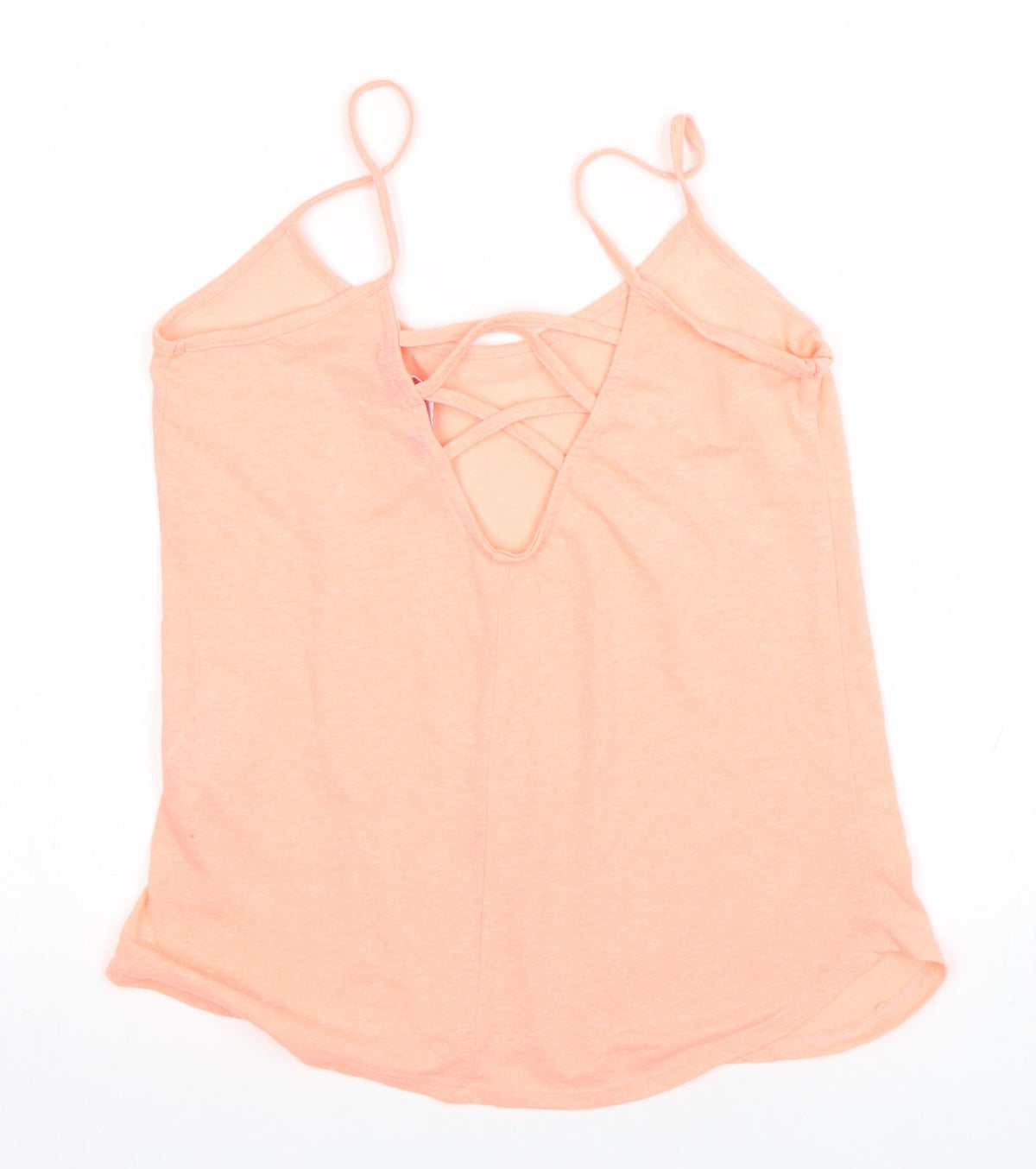 New Look Womens Orange   Basic Tank Size 8