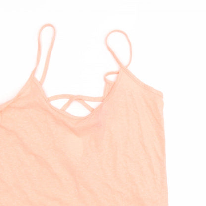 New Look Womens Orange   Basic Tank Size 8
