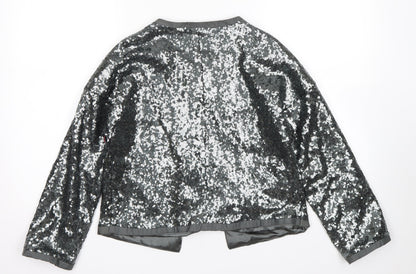 Nutmeg Girls Green   Wrap Jumper Size 12-13 Years