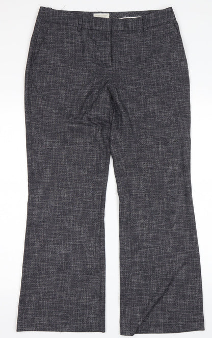 Monsoon Womens Grey   Trousers  Size 12 L28 in