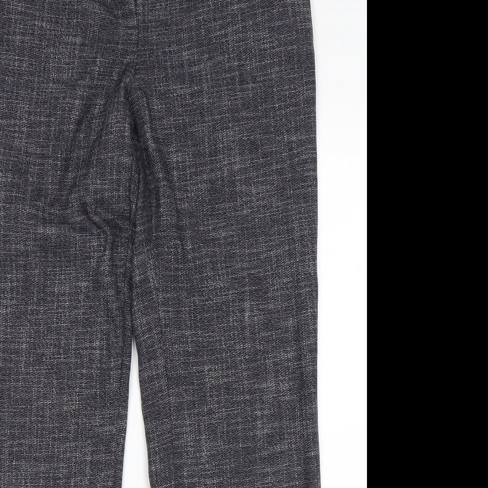 Monsoon Womens Grey   Trousers  Size 12 L28 in