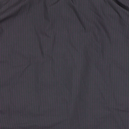 Urban Spirit Mens Grey Striped   Button-Up Size XL