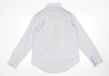 STL Mens Multicoloured Polka Dot   Button-Up Size L