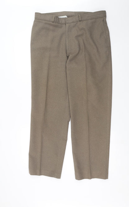 Essentials Mens Brown   Trousers  Size 36 in L29 in