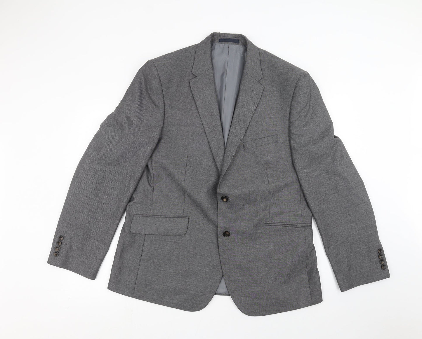 Mens UK Size M Marks and Spencer Regular Grey Suit Jacket