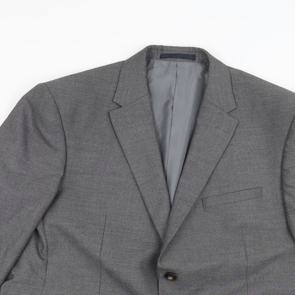 Mens UK Size M Marks and Spencer Regular Grey Suit Jacket