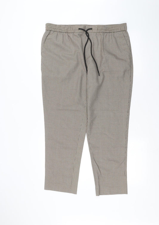 New Look Mens Brown   Trousers  Size L L25 in