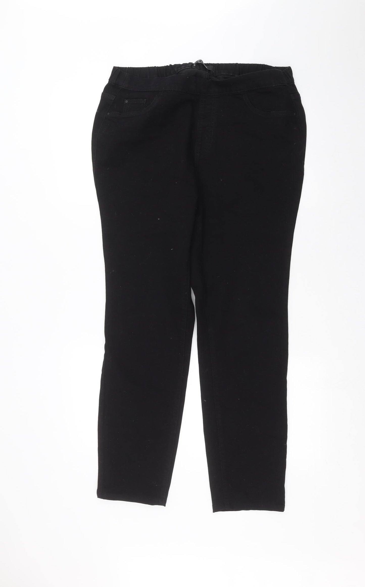 Evans Womens Black   Skinny Jeans Size 16 L26 in