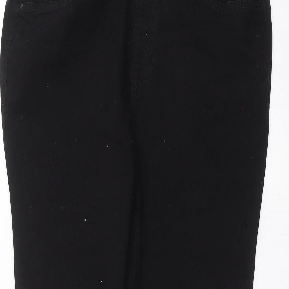 Evans Womens Black   Skinny Jeans Size 16 L26 in