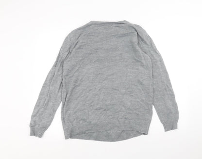 Womens UK Size 14 Damart Grey Pullover Jumper
