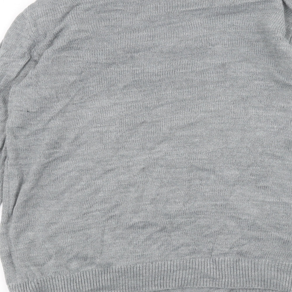 Womens UK Size 14 Damart Grey Pullover Jumper