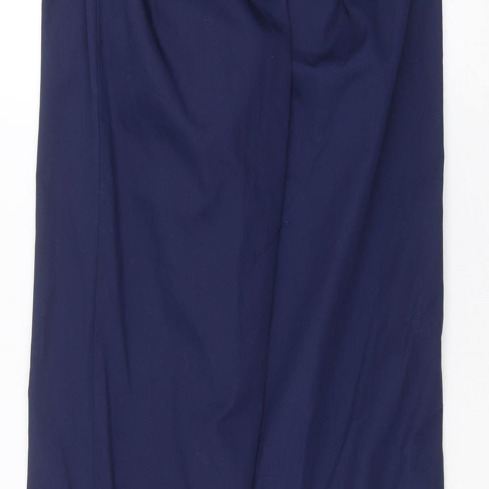 Womens UK Size 10 simon jersey Regular Fit  Blue Trousers