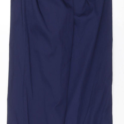 Womens UK Size 10 simon jersey Regular Fit  Blue Trousers