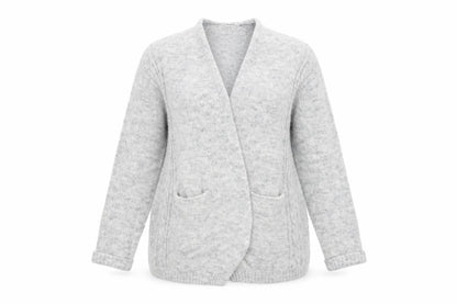 Papaya Womens Grey   Cardigan Jumper Size S
