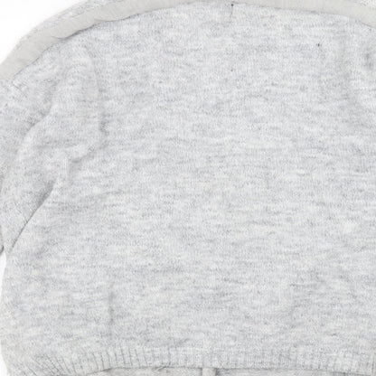 Papaya Womens Grey   Cardigan Jumper Size S