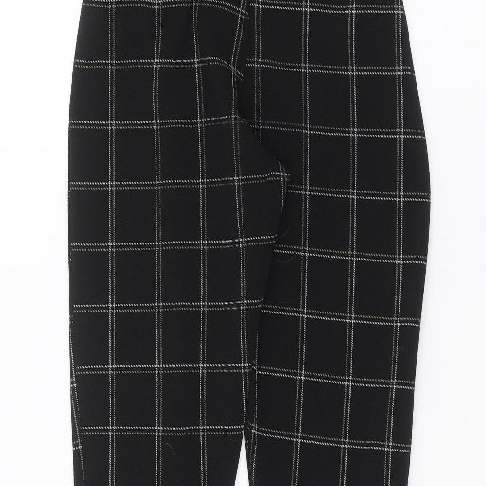Womens UK Size 8 PRETTYLITTLETHING Regular Fit  Black Trousers