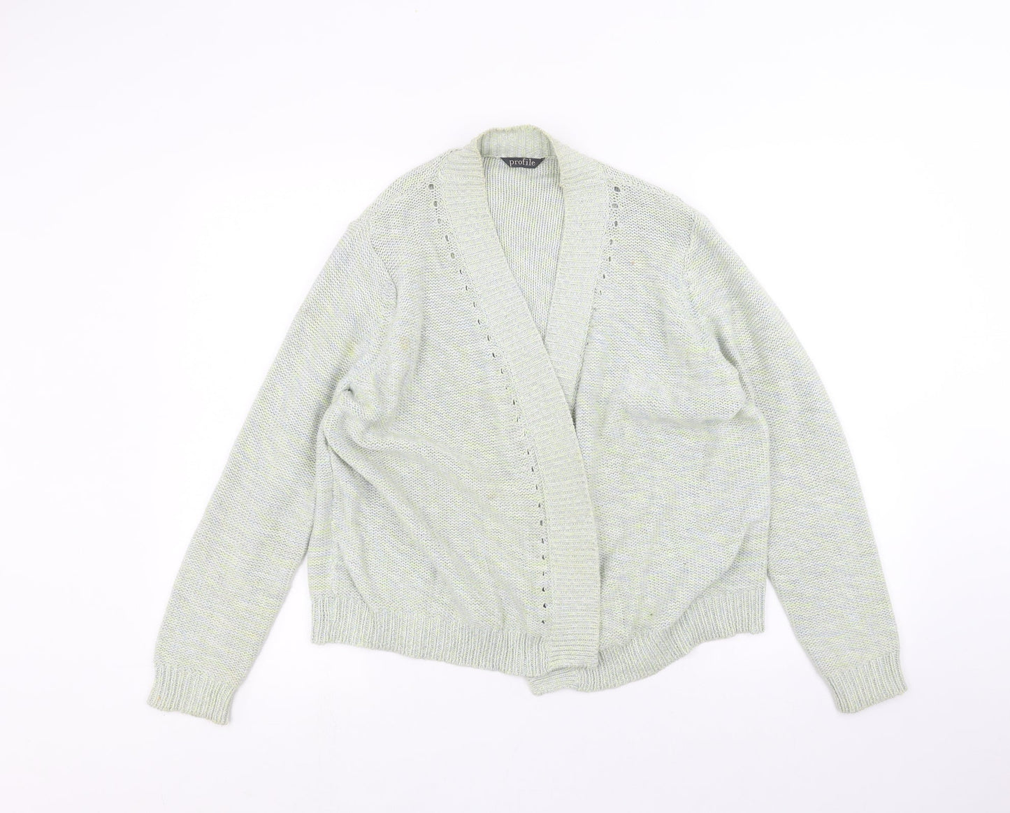 Womens UK Size 12 BHS Green Cardigan Jumper