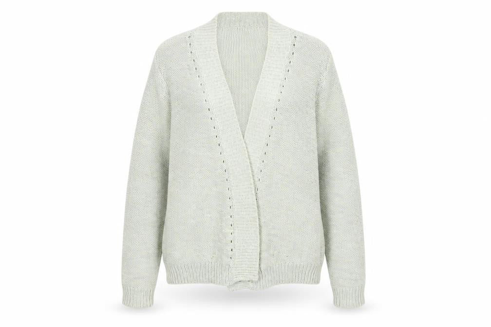 Womens UK Size 12 BHS Green Cardigan Jumper