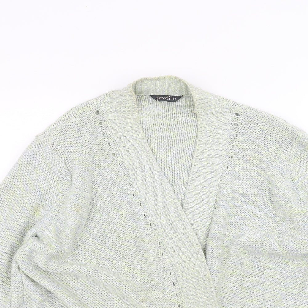 Womens UK Size 12 BHS Green Cardigan Jumper