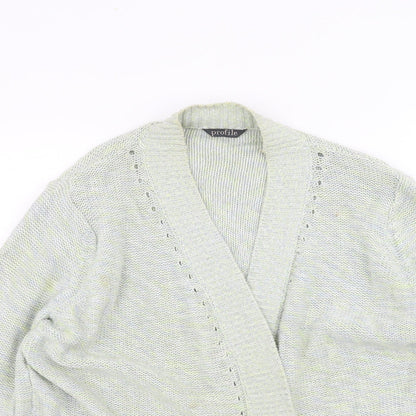 Womens UK Size 12 BHS Green Cardigan Jumper