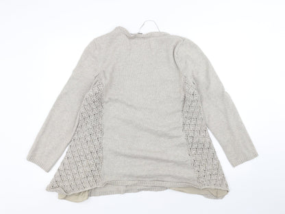 Style&co. Womens Brown   Pullover Jumper Size L