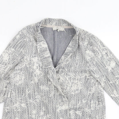 Womens UK Size 6 Cream White Cardigan Jumper