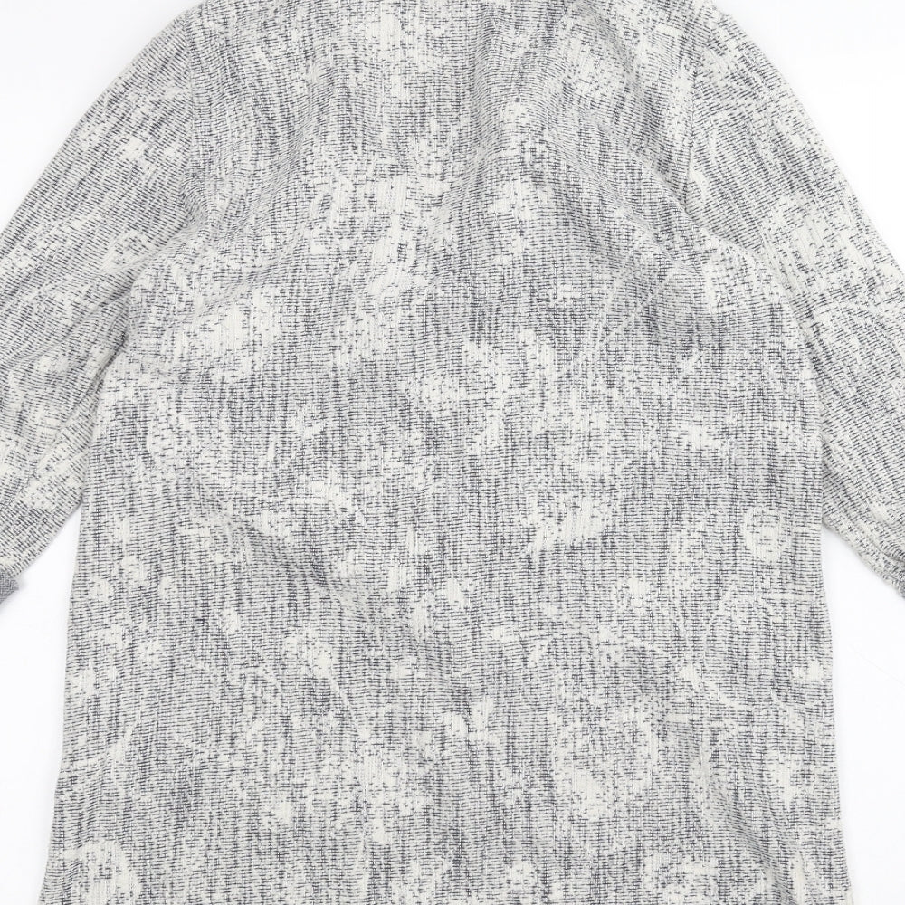 Womens UK Size 6 Cream White Cardigan Jumper