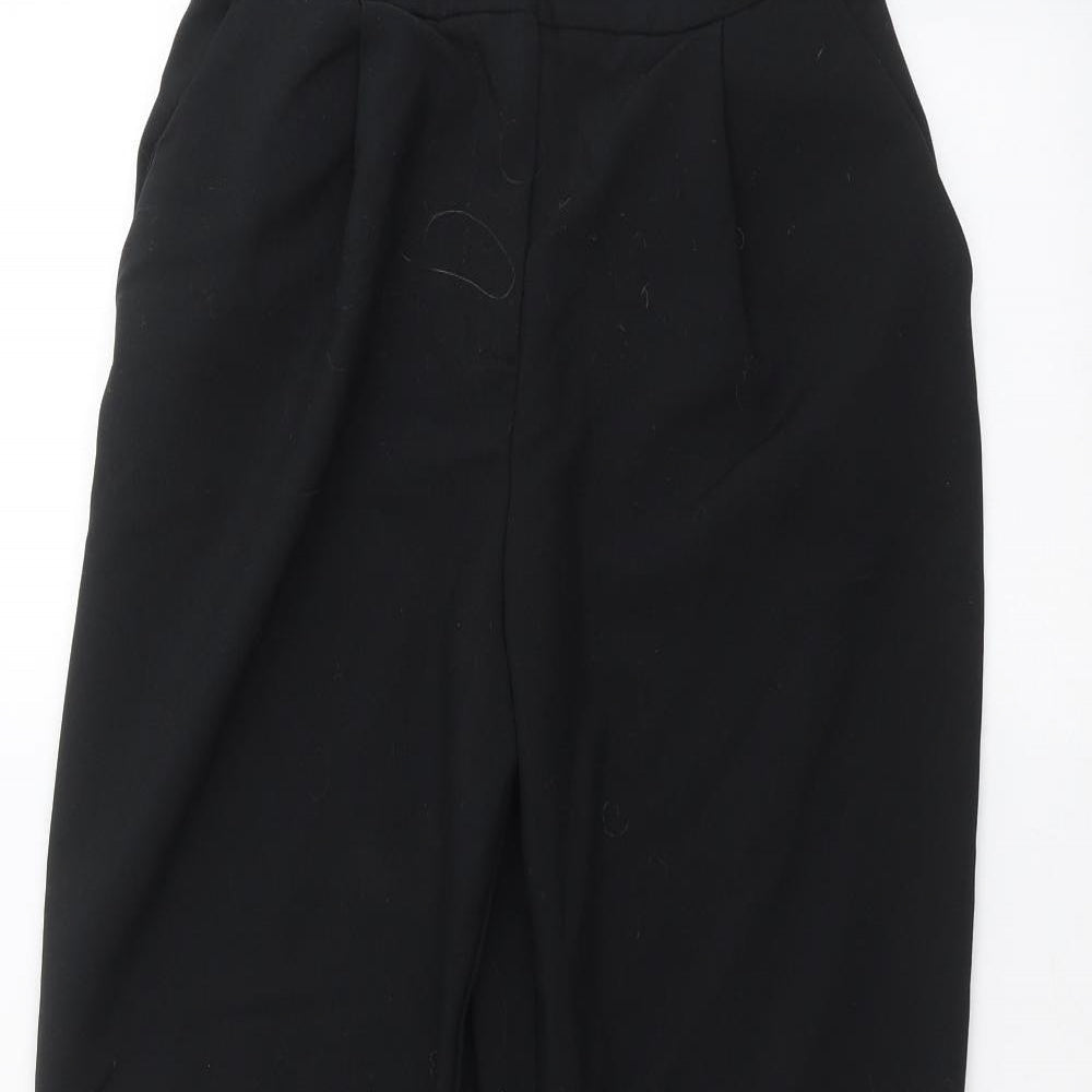Womens UK Size 6 ASOS Regular Fit  Black Trousers