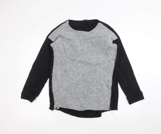 Womens UK Size 8 River Island Black Pullover Jumper