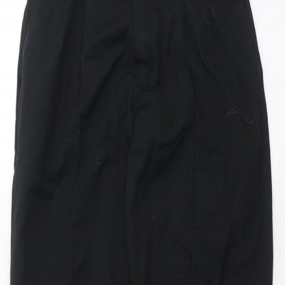 Womens UK Size 36 in Preworn Regular Fit  Black Trousers