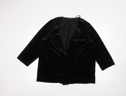 Womens UK Size 18 BHS Black Cardigan Jumper