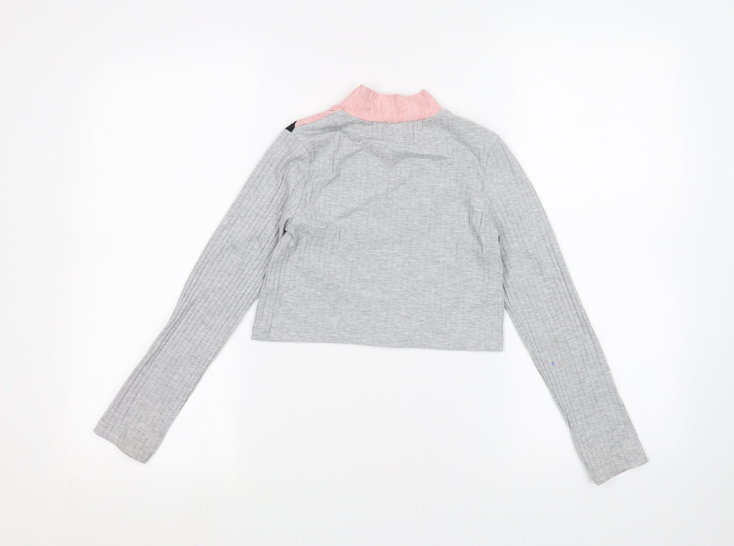 Select Girls Grey   Basic T-Shirt Size 9 Years