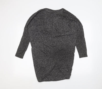 Womens UK Size S Preworn Black Cardigan Jumper