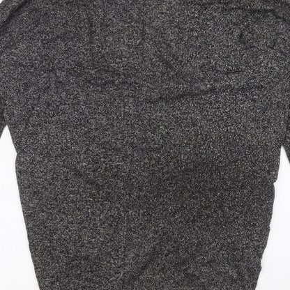 Womens UK Size S Preworn Black Cardigan Jumper