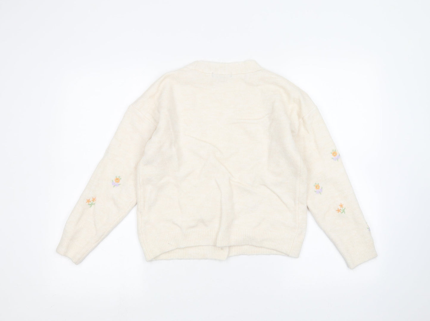 Primark Womens White   Cardigan Jumper Size 6