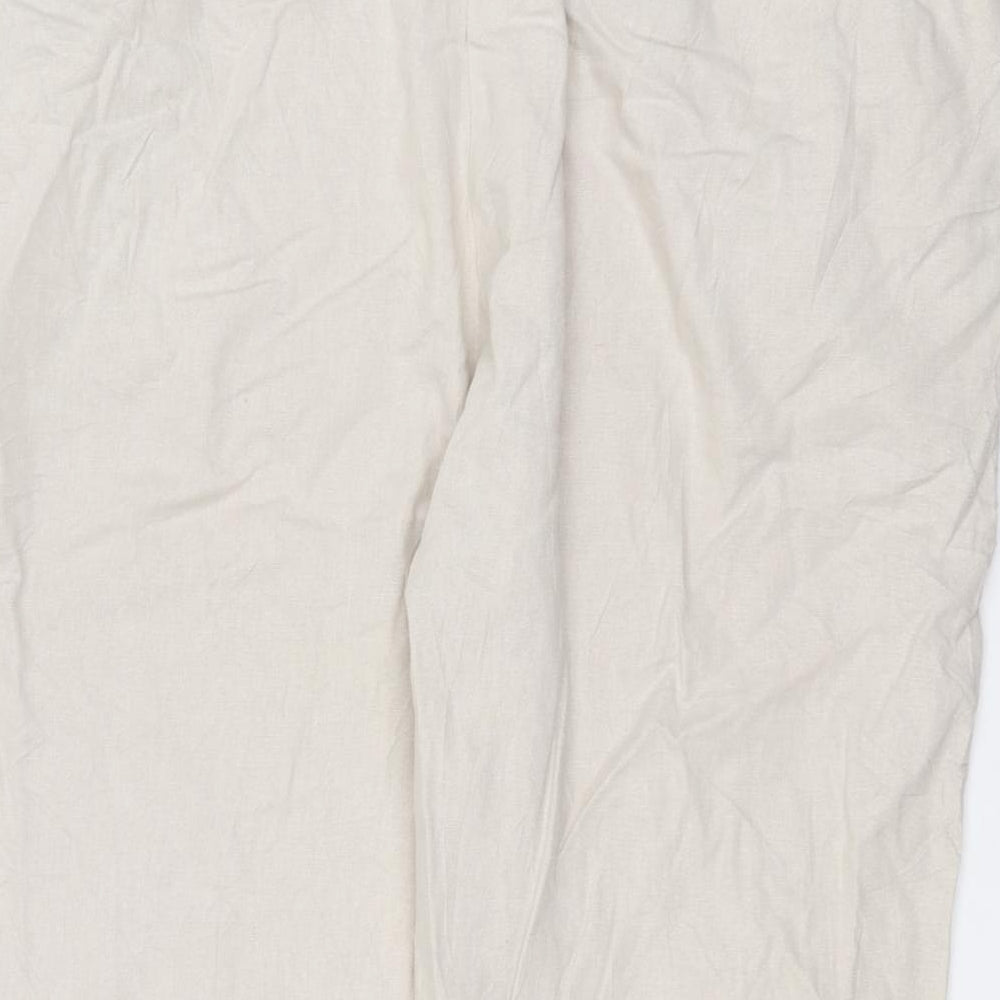 Studio Womens White   Trousers  Size 24 L26 in