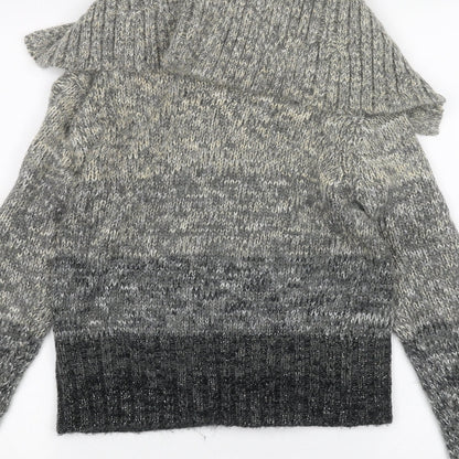 Womens UK Size S Select Grey Cardigan Jumper