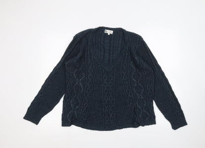 Womens UK Size M NEXT Blue Pullover Jumper