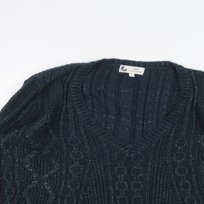 Womens UK Size M NEXT Blue Pullover Jumper