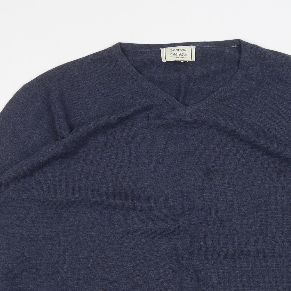 George Mens Blue   Pullover Jumper Size XL