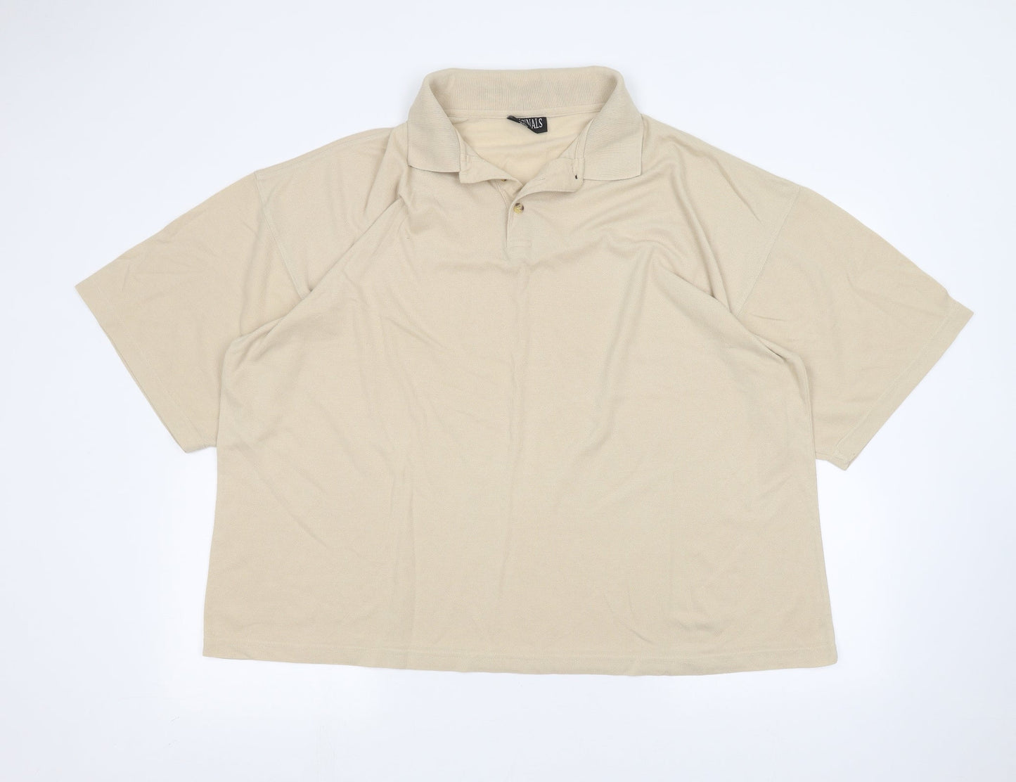 originals Mens Beige    Polo Size 2XL