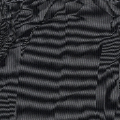 Mens UK Size S NEXT Black  Button-Up Long Sleeve Casual Shirt