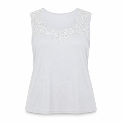 Womens UK Size XL Damart Grey Basic Tank