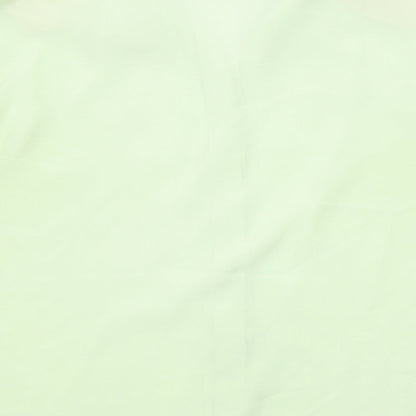 Womens UK Size 16 Preworn Green Basic Button-Up